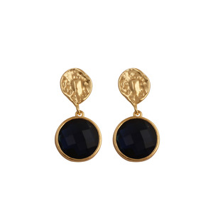 Pendientes de Iolita con Baño de Oro de 18K, Hechos a Mano, Joyería de Moda para Regalo - Product Image 1