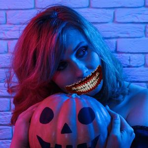 18 pezzi di Halloween Clown Horror temporaneo tatuaggi realistici di Halloween Cosplay festa decorazioni per il viso decalcomanie oggetti di scena - Product Image 4