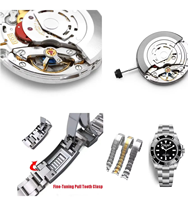 Montre de luxe de qualité supérieure 5A pour hommes, montre de plongée 42 mm en acier inoxydable 904L, mouvement ETA, montre de yacht de luxe pour hommes
