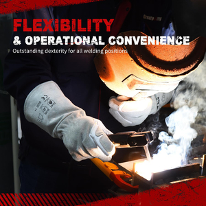 Gants de soudage TIG en cuir de qualité supérieure avec revêtement en latex, haute dextérité et doublure douce, personnalisables et anti-impact - Product Image 5