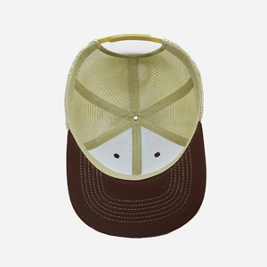 Vietnam Factory Custom Mesh Trucker <b>Hats</b> 6-Panel Embroidery Logo Cap with Sweatband for Daily Wear - Product Image 4