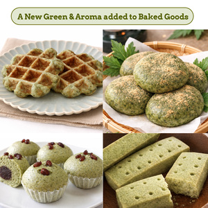 Nouvelle Poudre de Feuilles d'Armoise Japonaise Bio Infusée à la Vapeur, Thé Santé Bien-être, Ingrédient Naturel, Latte Vert, Sachet en Vrac, Yomogi BLESS - Product Image 6