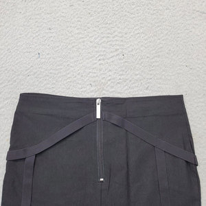 High Demanding Gothic Punk Women <b>Black</b> Mini Skirt <b>Harness</b> Strappy O-Ring Skirt with Back Zipper Custom OEM ODM - Product Image 5