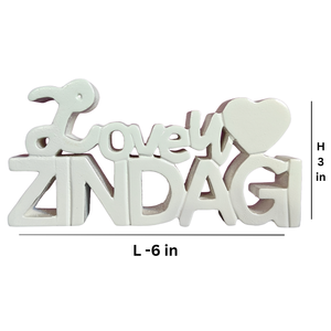 Love U Zindagi - Decoración Creativa para Mesa de Oficina, Madera Sintética, Decoración para Oficina o Habitación, Mesas Decorativas de Madera - Product Image 6