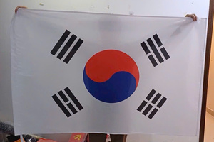 Double Layer Blackout National <b>Flag</b> Embroidery Printing OEM ODM National Style Full Color Vietnam Supplier - Product Image 2