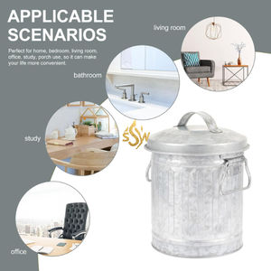 Nuevo Juego de Recipientes Metálicos Galvanizados de Zinc para Cocina, Caja de Almacenamiento de Alimentos, Recipientes de Metal para Azúcar y Café - Product Image 5