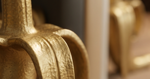 Sujetalibros de Metal Pesado con Forma de Plátano Dorado, Decoración Texturizada para Hogar y Oficina, Suministro al por Mayor para Estanterías - Product Image 2