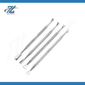 Lime à ongles en acier inoxydable de haute qualité, double face, pour retirer les cuticules, outil de nettoyage pour pédicure et manucure, fabricant Pakistan - Product Image 2