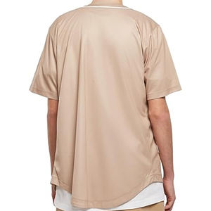 Conjunto de Uniforme de Béisbol Personalizado en Blanco, con Cuello en V, Manga Corta, Ajustado, Transpirable, con Estampado Digital de Poliéster y Franja Inferior, para América - Product Image 3