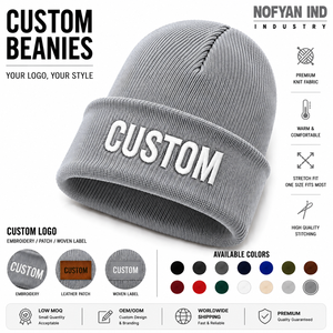Gorro de Punto Personalizado con Puño, Fabricante OEM ODM, Sombrero de Invierno Premium, Proveedor Mayorista, Fábrica Directa de Gorros de Marca Privada - Product Image 1