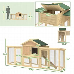 Pollaio in Legno, Gabbia per Polli - Product Image 6
