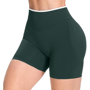 Shorts de Yoga de Cintura Alta para Máximo Control de Abdomen y Efecto Levanta Glúteos, Tela Elástica Suave sin Costuras para Entrenamiento - Product Image 2
