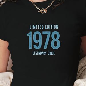 Légendaire t-shirt court à la mode pour femmes design édition limitée 1978 - Product Image 3