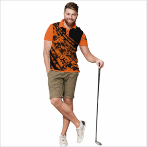Chemises polo confortables pour hommes, tissu en toile respirant, manches courtes, design personnalisable pour le travail et les occasions décontractées - Product Image 2