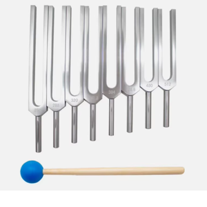 Juego de diapasones Solfeggio Mars de 9 piezas para sanación, 174 Hz, 285 Hz, 396 Hz, 417 Hz, ... - Product Image 1