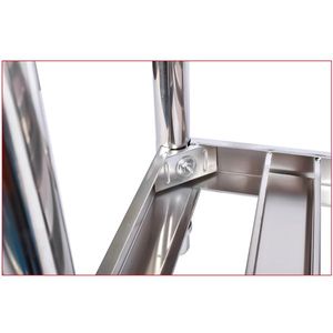 Commercial <b>Kitchen</b> Freestanding Utility <b>Sink</b> 47\" Right <b>Sink</b> Stainless Steel Fabrication with Drawer and Pull Out Faucet - Product Image 5