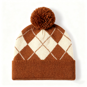 Wholesale Super Quality Wool Blend Custom Printed Logo Winter <b>Beanie</b> Hat Breathable Waterproof Warm Knitted <b>Skull</b> Caps Daily - Product Image 5