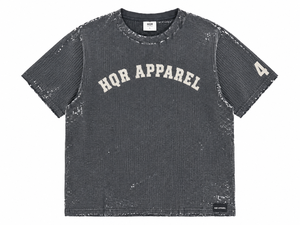 Camiseta de Manga Corta Oversize Rosa para Hombre HQR APPAREL con Logotipo Frontal, Estilo Urbano, Cuello Redondo, 100% Algodón, 320g - Product Image 5