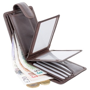 Leather <b>Wallet</b> for Men <b>Cheap</b> Price Elegant Bifold <b>Wallet</b> with Card Slots Cash Pocket and Daily Use Design - Product Image 1