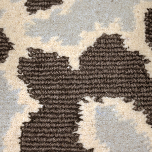 Charcoal <b>Grey</b> Ivory Wool Floral <b>Rug</b> Large Botanical Pattern Non-Slip Eco-Friendly Area <b>Rug</b> for Living Room Bedroom Hotel - Product Image 4