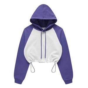 Sudadera con Capucha para Mujer, Top Corto Popular, Sudaderas con Diseño Personalizado, Sudaderas Casuales para Chicas Jóvenes - Product Image 2