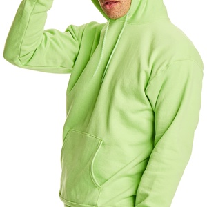 เสื้อฮู้ดผ้าฝ้าย100% สำหรับผู้ชายเสื้อฮู้ดแบบสวมหัวมีฮู้ดผ้าคอตตอนผสมปรับแต่งโลโก้ได้ - Product Image 3