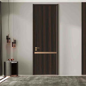 Portes intérieures en MDF finies, surface filmée PVC, style tendance pour projets résidentiels et commerciaux, approvisionnement en gros, prix compétitif - Product Image 3