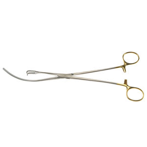 Pinza Intestinal Curva de Acero Inoxidable Duradera, Instrumento Manual de Precisión para Cirugía Ortopédica Clase I Surgiright - Product Image 3