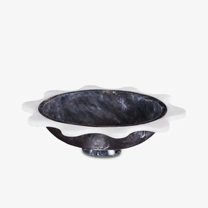 Cuenco Decorativo de Resina con Mapa de Estrellas Celestiales |   Plato Decorativo Artesanal con Diseño de Cielo Nocturno para Mesa de Entrada - Product Image 3