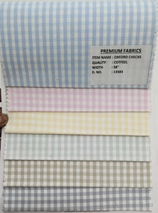 Sweat-shirt écologique, biologique, respirant, de poids moyen, imprimé à carreaux Oxford et mini-carreaux pour filles et garçons - Product Image 3