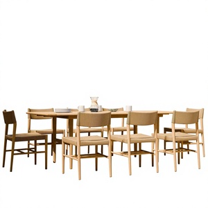 Mesa de Comedor Extensible de Teca para Exterior y Juego de 6 Sillas - Product Image 1