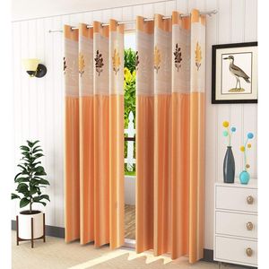 Printed Eco-Friendly Flame Retardant 122x213cm Ready Made Home Hotel Use Curtain - Product Image 2