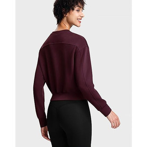 Sudadera Larga con Capucha para Mujer, Diseño Moderno, Cuello Redondo, Estilo Casual, Hombros Caídos, Transpirable, Ecológica, 100% Algodón - Product Image 2