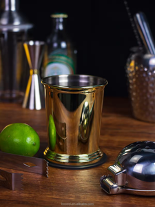Vaso Julep de Acero Inoxidable Plateado, Dorado y Cobrizado para Bartender, con Logotipo Personalizado - Product Image 5