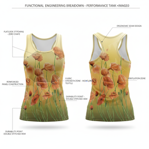 All Season Yoga Summer Clothing Tank Top Sleeveless Lightweight Custom Printed Design Racerback Shirt for Outdoor OEM ODM Tank - Product Image 2