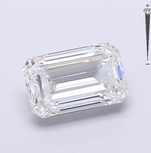 Diamante Cultivado en Laboratorio con Certificación IGI, Corte Esmeralda de 4.02 CT, Color D, Claridad IF, CVD 781645574, ROYAL GEMS para Joyería - Product Image 3