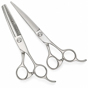 Ciseaux à cheveux professionnels en acier inoxydable VG10, ciseaux de coupe de salon, peigne détachable, manche long, outils de coiffure professionnels - Product Image 2