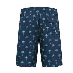 Shorts de bain pour hommes les plus vendus, taille élastique personnalisée, motif uni écologique, pour l'été - Product Image 2