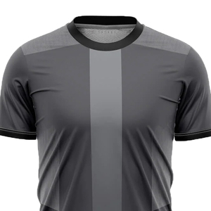OEM/ODM Men's Eco-Friendly Quick Dry Breathable Summer Soccer Jersey 100% Polyester Lightweight Sublimation Print V-neck Half - Product Image 5