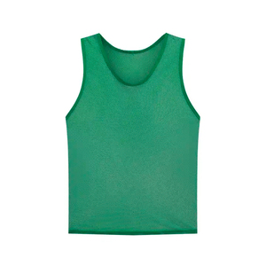 Custom Heat-Transfer Printed Mesh Football <b>Training</b> Vest Team Soccer Reversible <b>Bibs</b> with Custom Logo & Size for Unisex Adults - Product Image 4