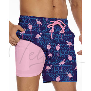 Shorts de plage décontractés d'été imprimés pour hommes, séchage rapide, respirants, pour la natation, en promotion - Product Image 2