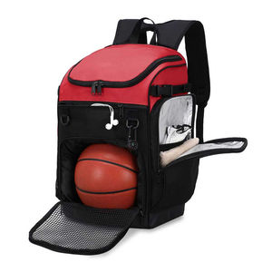 Bolsa de Deporte de Baloncesto Unisex Personalizada para Exteriores con Cremallera Antirrobo, Compartimento de Material de Poliéster, Hecha en Pakistán - Product Image 2