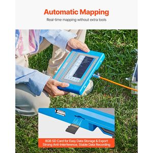 Pro 7\" Touchscreen <b>Auto</b> Mapping Underground Water Detection Locator 492ft (150m) Range Underground Water Moisture <b>Meters</b> - Product Image 4