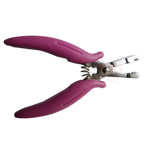 Fusion Bond Crusher Tool for Hair <b>Extensions</b> Purple Handles <b>Micro</b> Nano Ring Hair Openers Black Keratin Removal Tool - Product Image 1