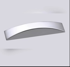 Hot Sale Modern Curved Arc Chrome Plated Zinc Alloy Cabinet Handles <b>Drawer</b> Pulls Wardrobe Kitchen Bathroom Eco-Friendly Durable - Product Image 3