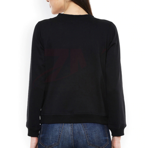 Sweat-shirts pour femmes de couleur bleu uni, best-sellers, meilleur prix, confortables, design OEM, respirants et durables - Product Image 4