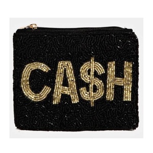 Porte-monnaie miniature perlé de haute qualité, motif étoile, fermeture éclair, fait main, petite pochette d'épargne, pour clés, argent liquide, cartes et usage polyvalent - Product Image 6