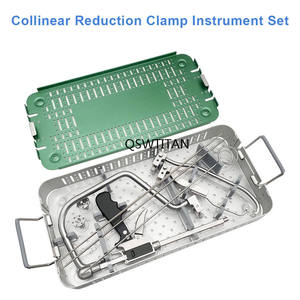 Pince de réduction collinéaire orthopédique de type pistolet, ensemble d'instruments de réduction, instrument chirurgical vétérinaire par Surgiright Instruments - Product Image 6