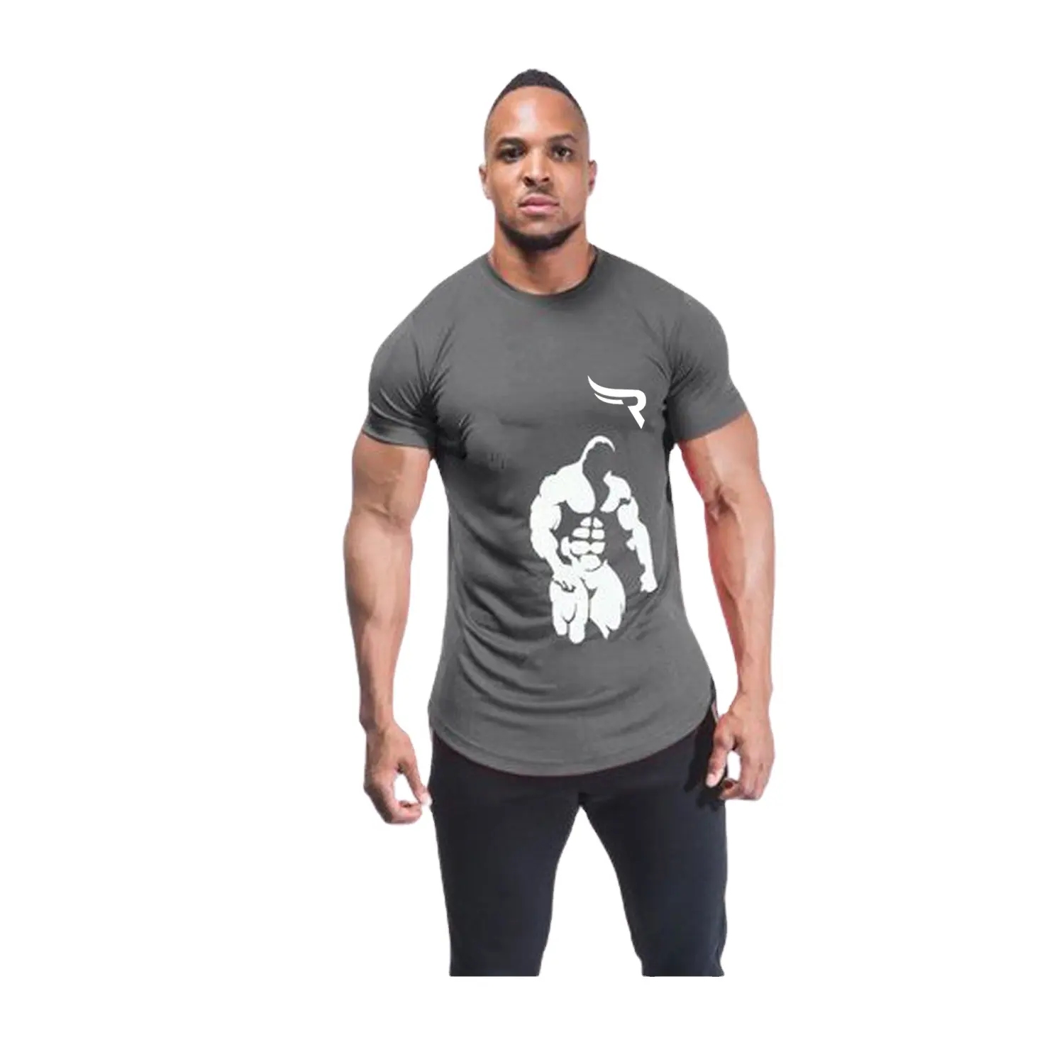 Up to the Mark Men s T-shirts with Short Sleeves Regular Fit Quick-Drying Running Slim T-Shirt Sports Fitness Gym Men's T-Shirt