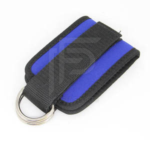 Correas de Tobillo Acolchadas de Neopreno Azul de Alta Calidad con Logotipo Personalizado para Máquinas de Gimnasio, PROFIT SPORTS, Antideslizantes y Profesionales - Product Image 2